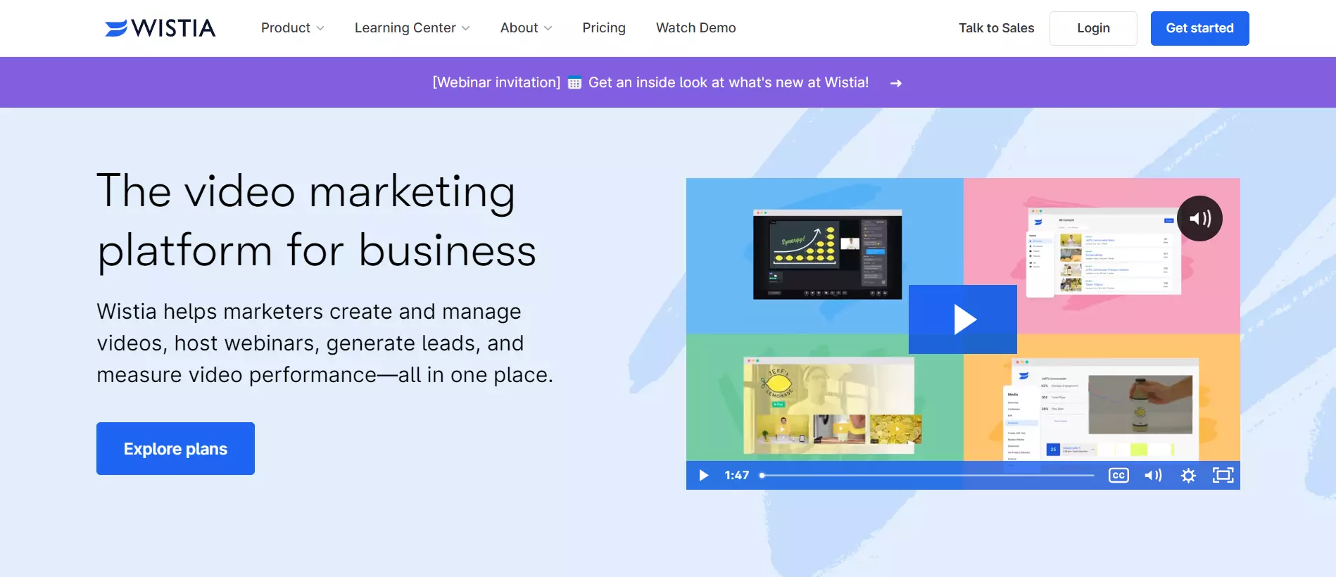 Wistia - Video Hosting and Marketing Tools for Business