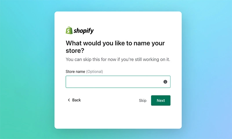 اختيار اسم متجر شوبيفاي Shopify